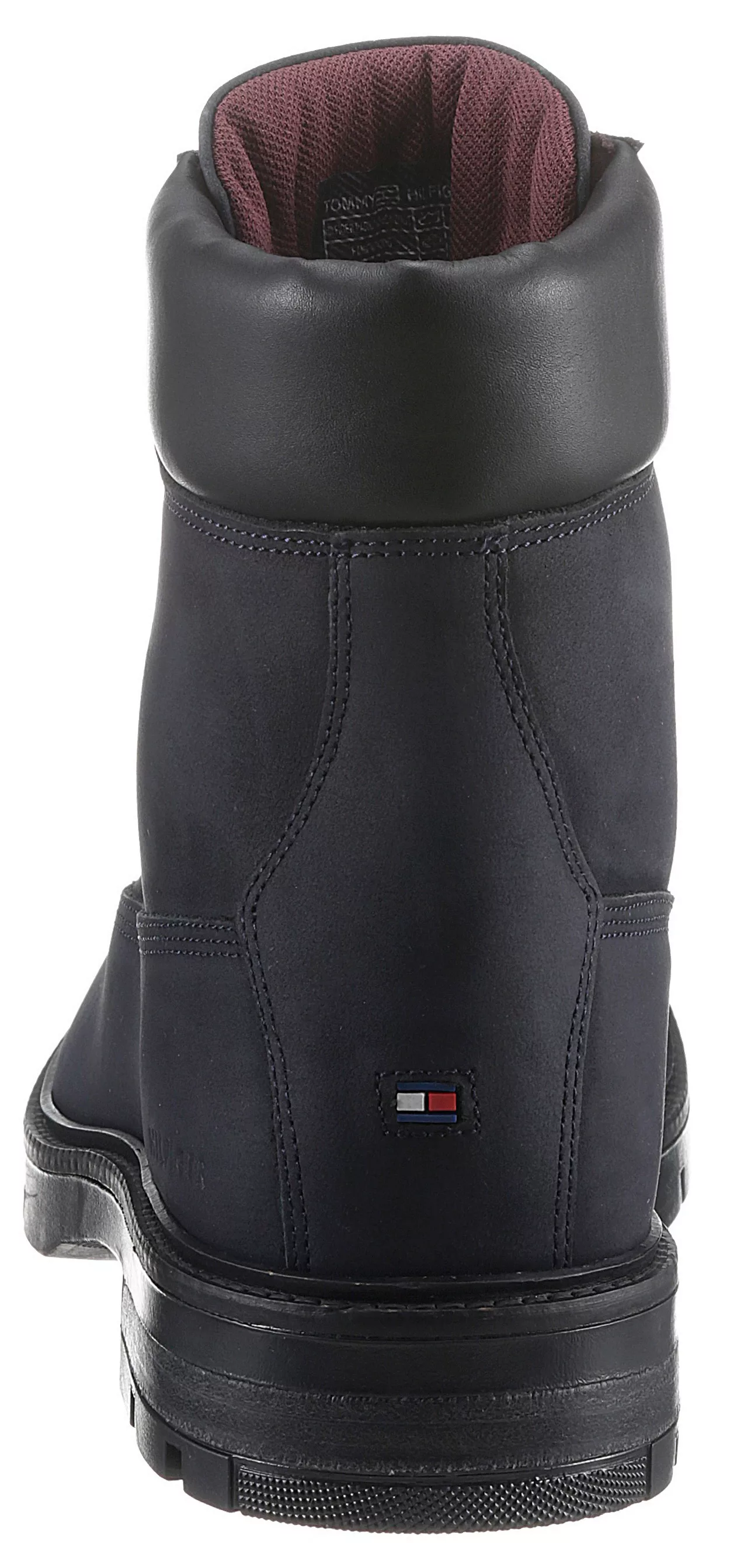 Tommy Hilfiger Schnürboots "HILFIGER PADDED NUBUCK BOOT" günstig online kaufen