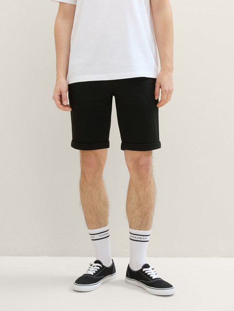 TOM TAILOR Denim Shorts Slim Piqué Chino Shorts günstig online kaufen