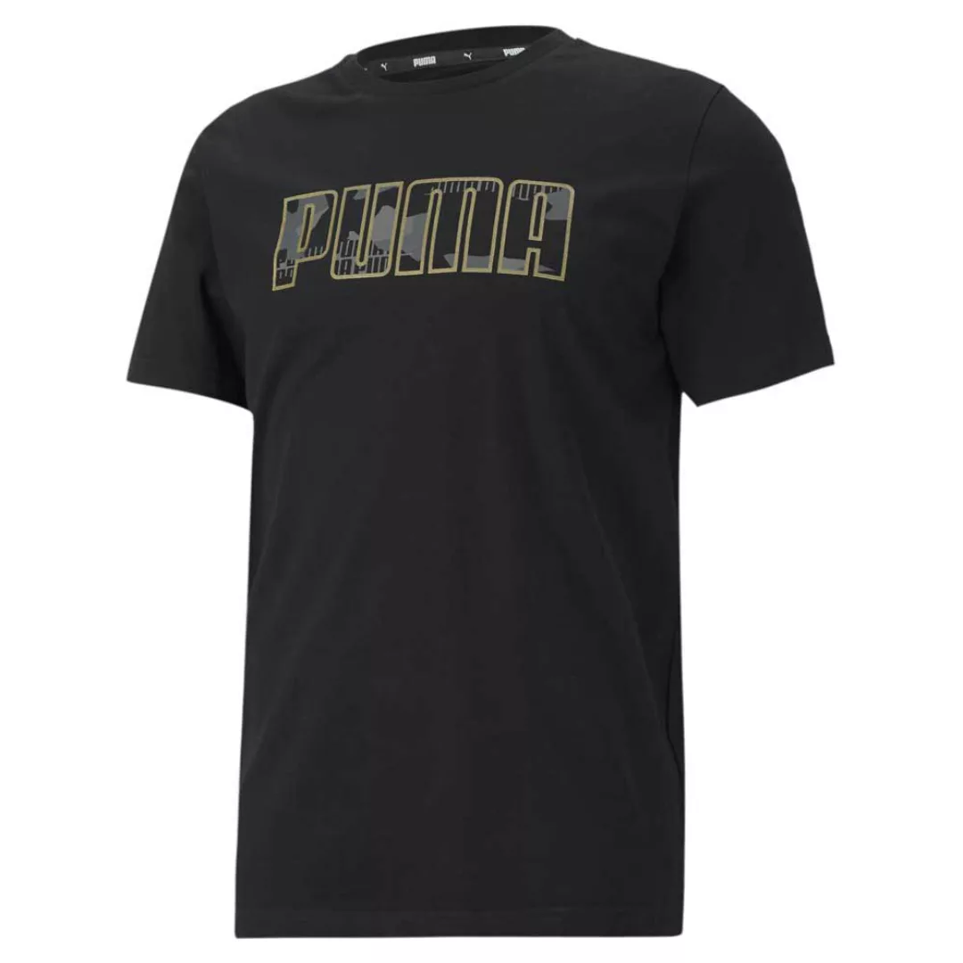 Puma Metallic Nights Graphic Kurzarm T-shirt XL Cotton Black günstig online kaufen