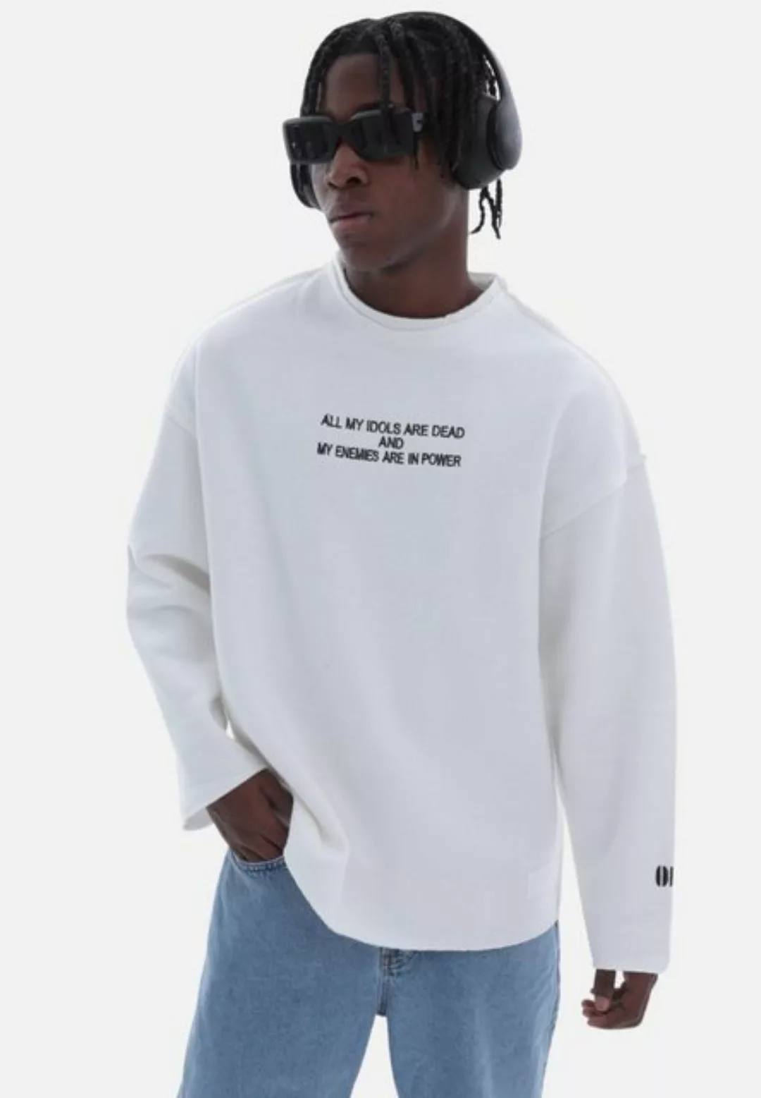 OSSY HOMER Sweatshirt Sweater Basic Cotton Sweatshirt Pullover günstig online kaufen