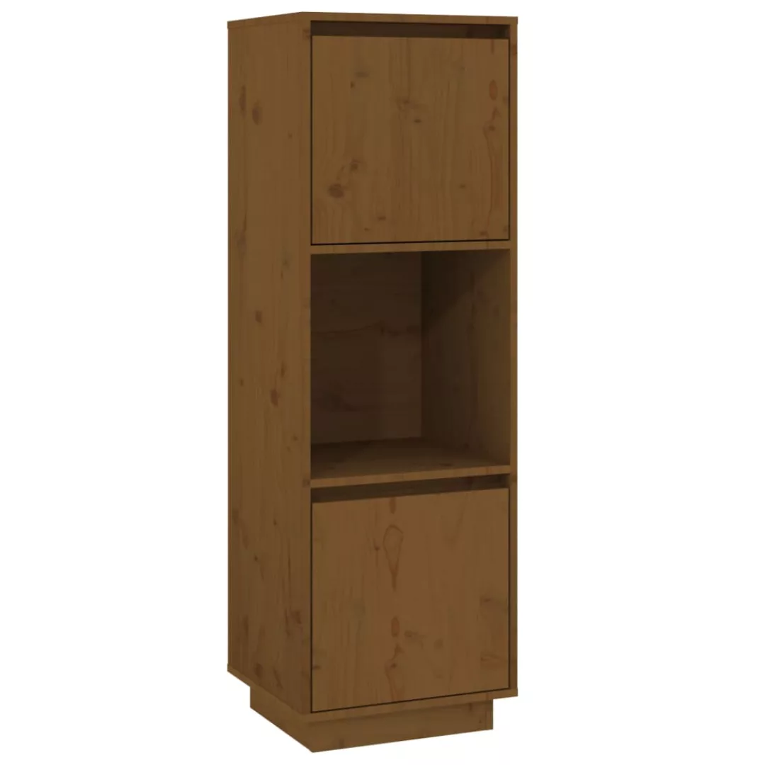 Vidaxl Highboard Honigbraun 38x35x117 Cm Massivholz Kiefer günstig online kaufen