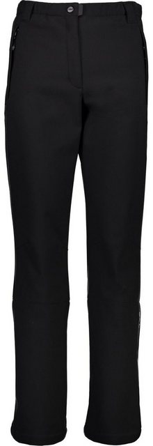 CMP Bügelfaltenhose WOMAN SOFTSHELL PANT WITH INNER GAITER NERO günstig online kaufen