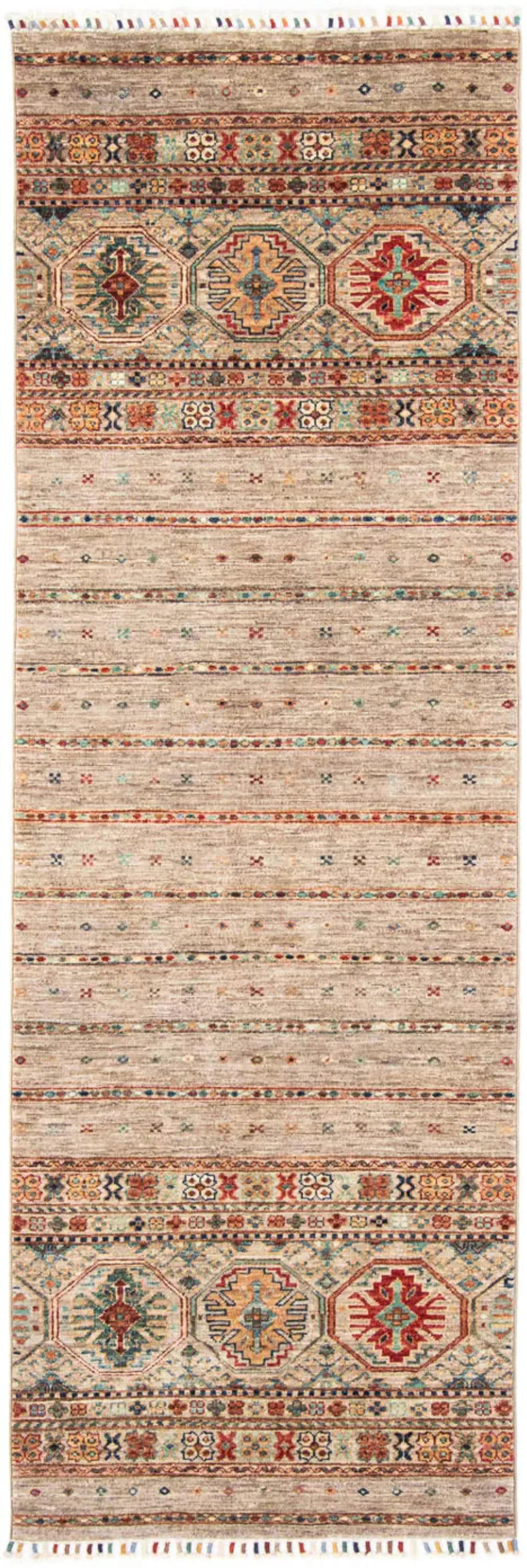 morgenland Orientteppich »Ziegler - 243 x 79 cm - hellbraun«, rechteckig, W günstig online kaufen