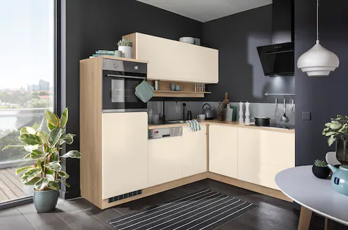 KOCHSTATION Winkelküche "KS-Virginia", Stellbreite 230/190 cm, mit E-Geräte günstig online kaufen