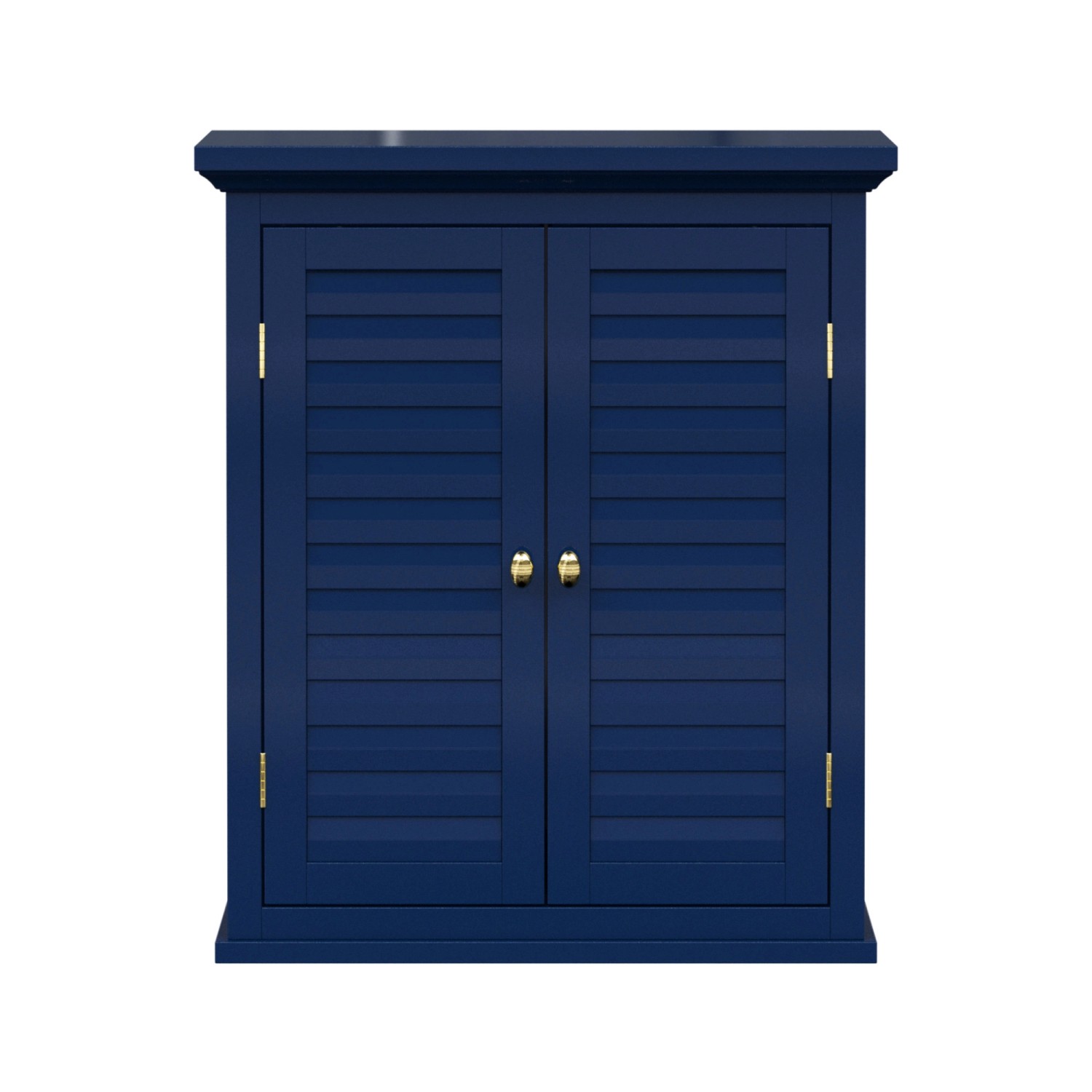 Teamson Home Wandschrank 2 Türen Navy Glancy Lamellenoptik günstig online kaufen