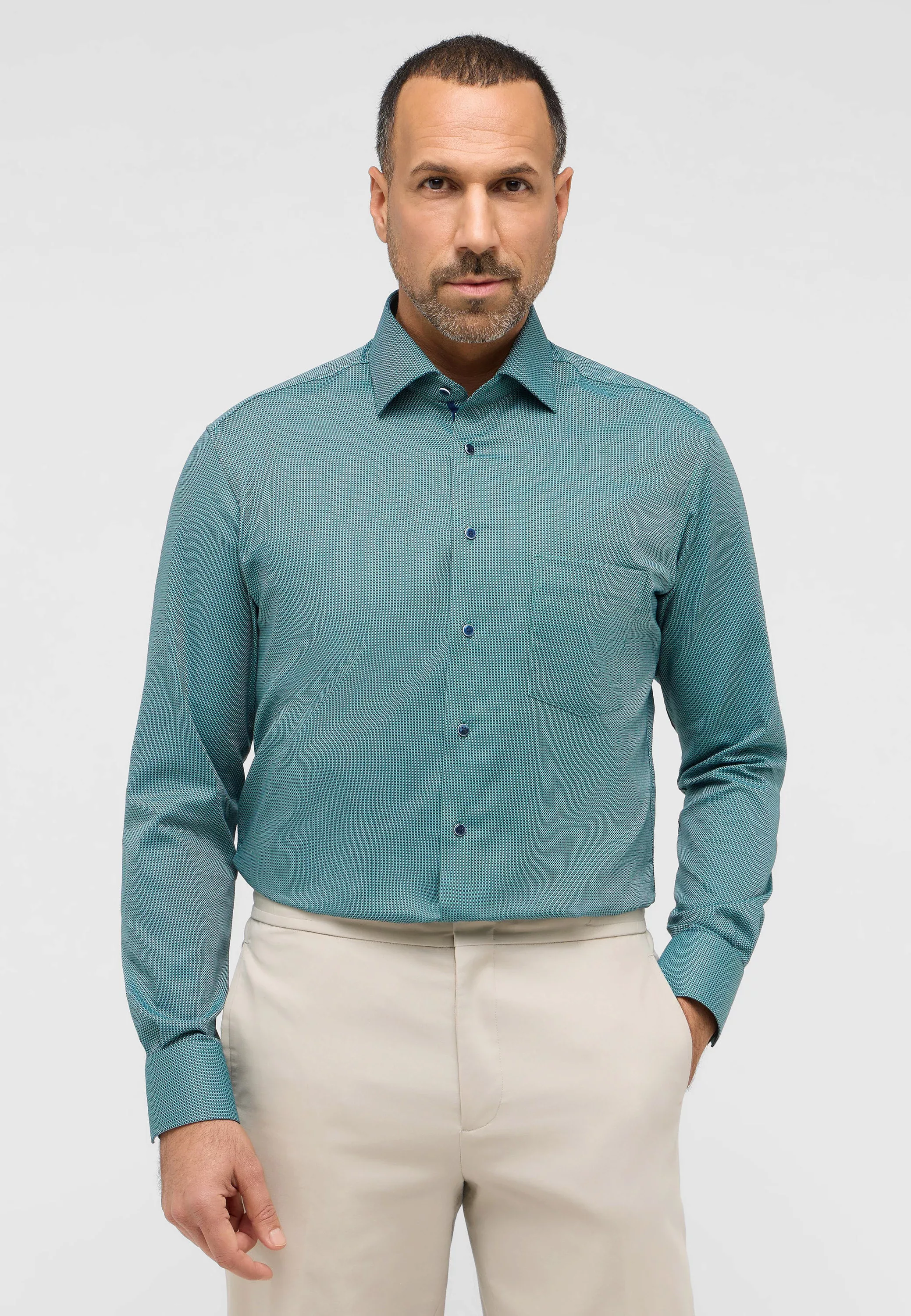 Eterna Langarmhemd "MODERN FIT", NON IRON (bügelfrei) günstig online kaufen