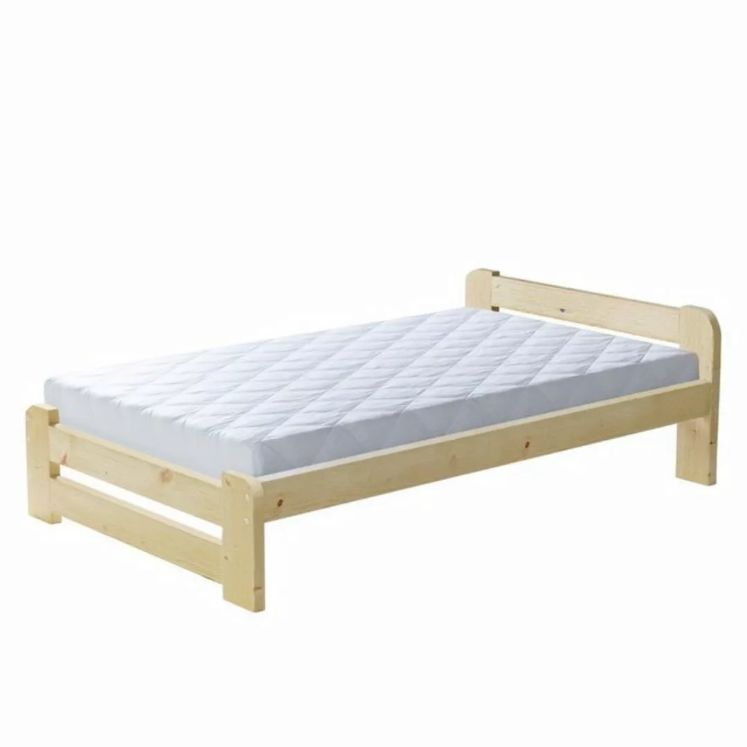 Furnify Holzbett Holzbett futtonbett bettgestell bett Sonoma 90x200 Mit Mat günstig online kaufen