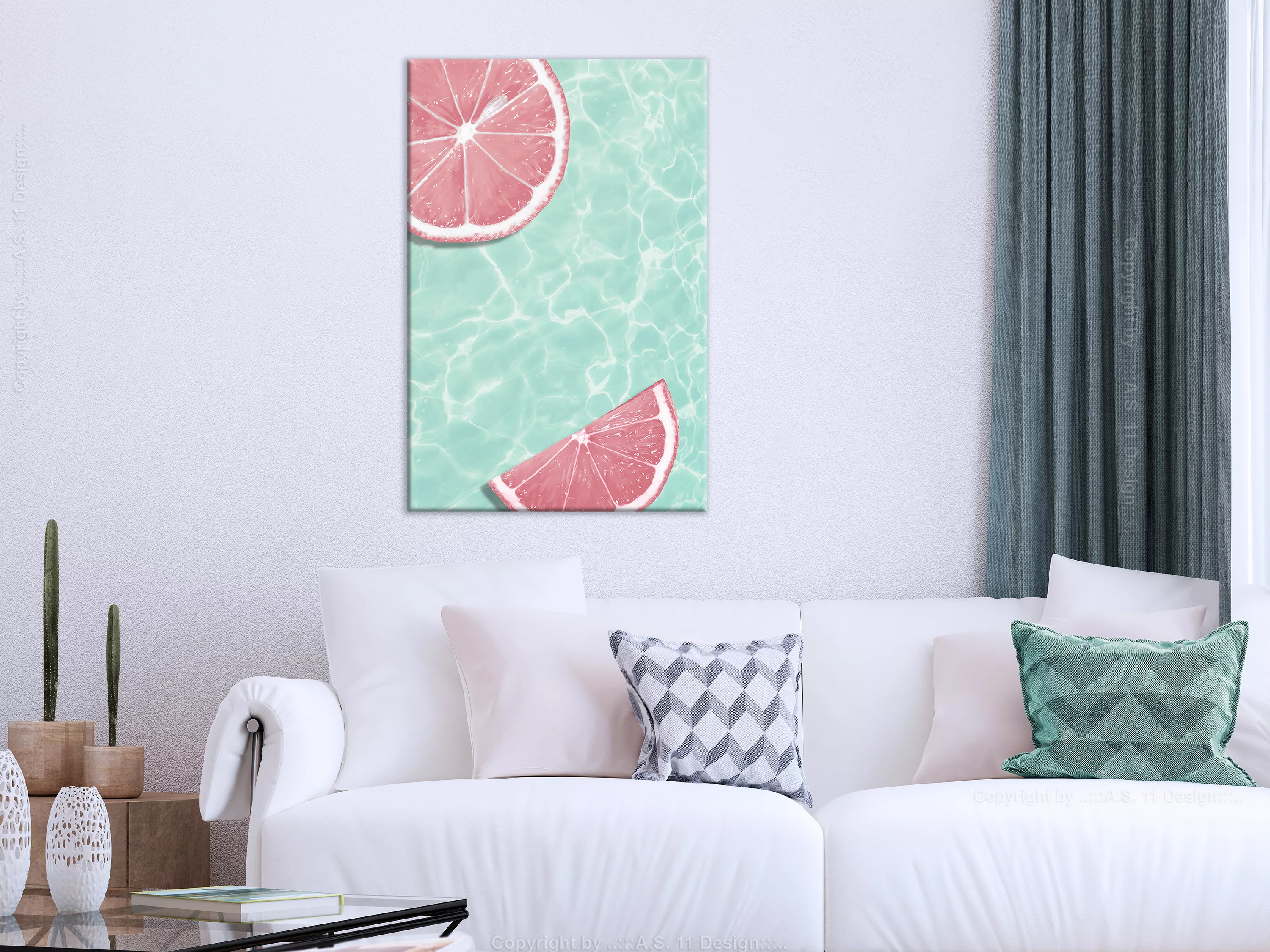 Wandbild - Refreshing Deep (1 Part) Vertical günstig online kaufen