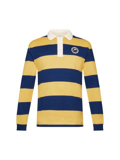 Esprit Langarm-Poloshirt Gestreiftes Rugby-Polo günstig online kaufen