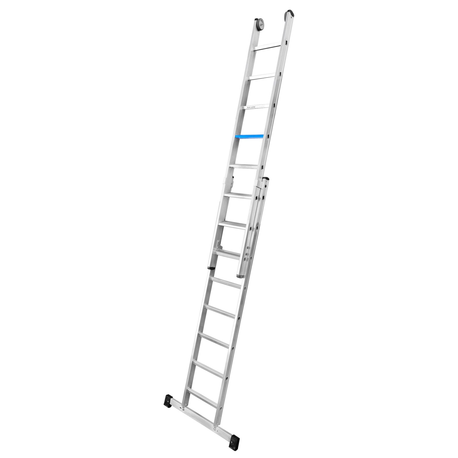 Iller Stufen Schiebeleiter ERGO Plus mit Standfester Quertraverse 2x14 Stuf günstig online kaufen