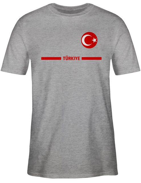 Shirtracer T-Shirt Türkei Trikot Wappen, Türkiye mit Stolz, Türkisches Fan- günstig online kaufen