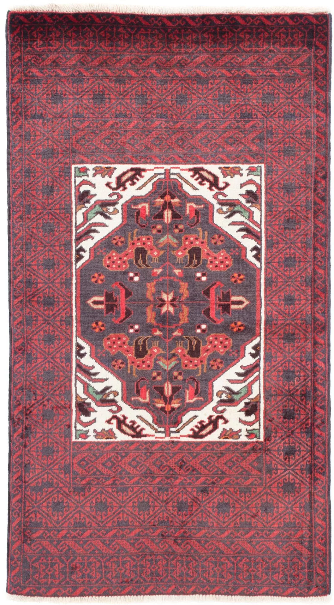 morgenland Orientteppich »Belutsch - 156 x 87 cm - dunkelrot«, rechteckig günstig online kaufen