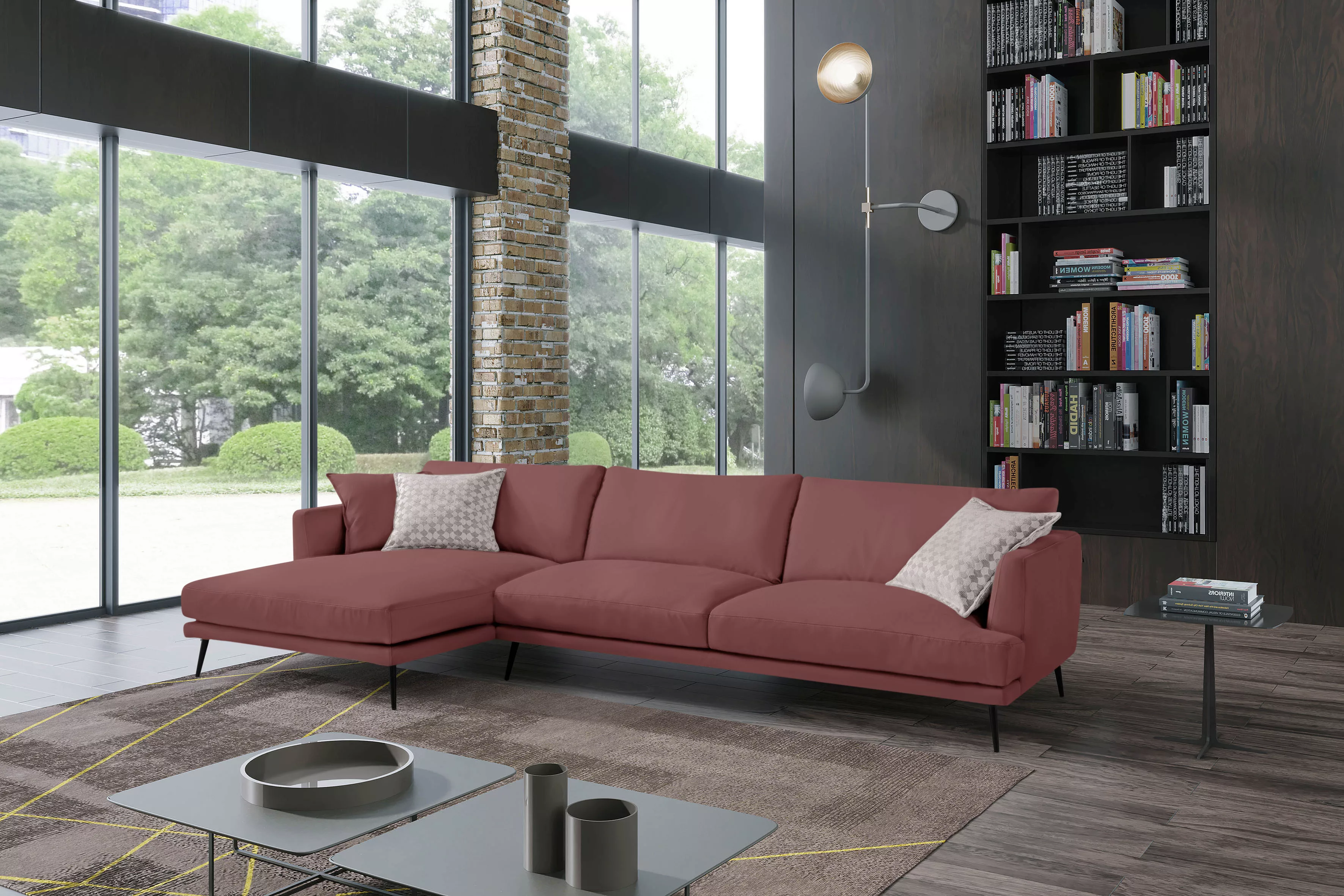 Egoitaliano Ecksofa "Sophia, Designsofa mit extrakomfortablem Sitzkomfort", günstig online kaufen