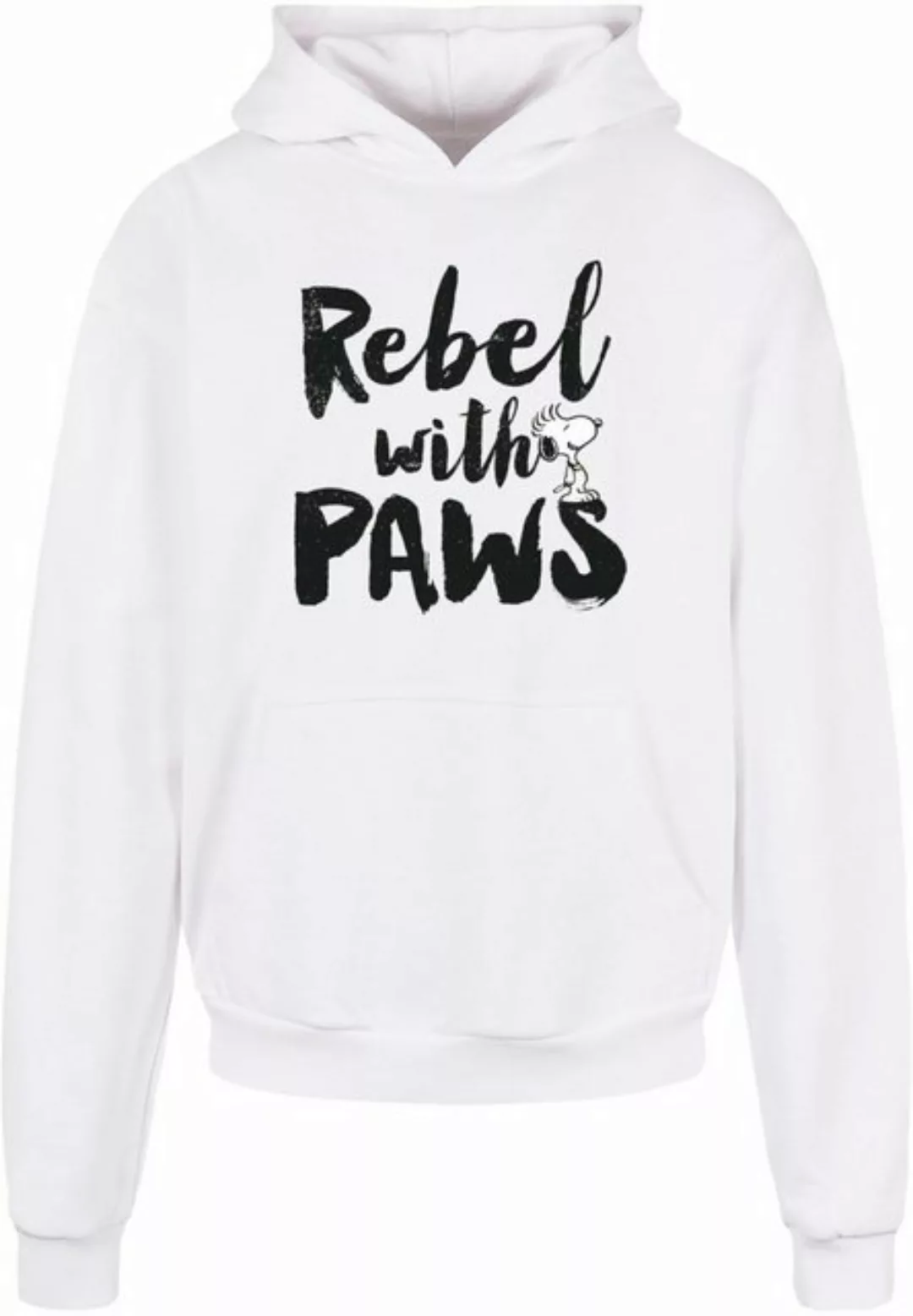 Merchcode Kapuzensweatshirt Merchcode Herren Peanuts - Rebel with paws Ultr günstig online kaufen