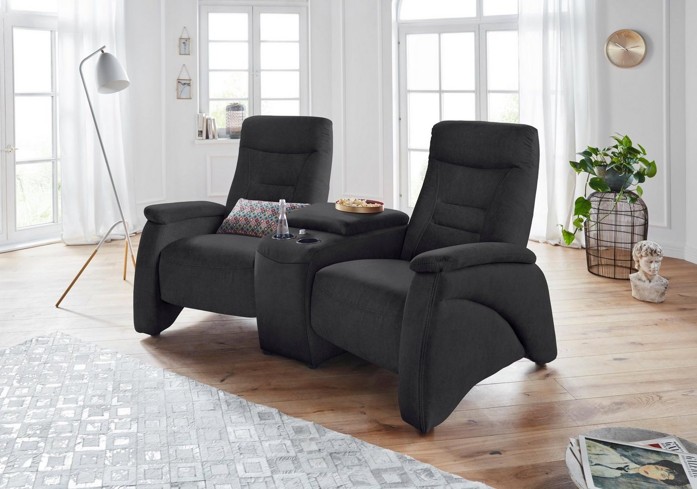 exxpo - sofa fashion 2,5-Sitzer Ascoli, Kinosofa mit hohem Sitzkomfort, beq günstig online kaufen