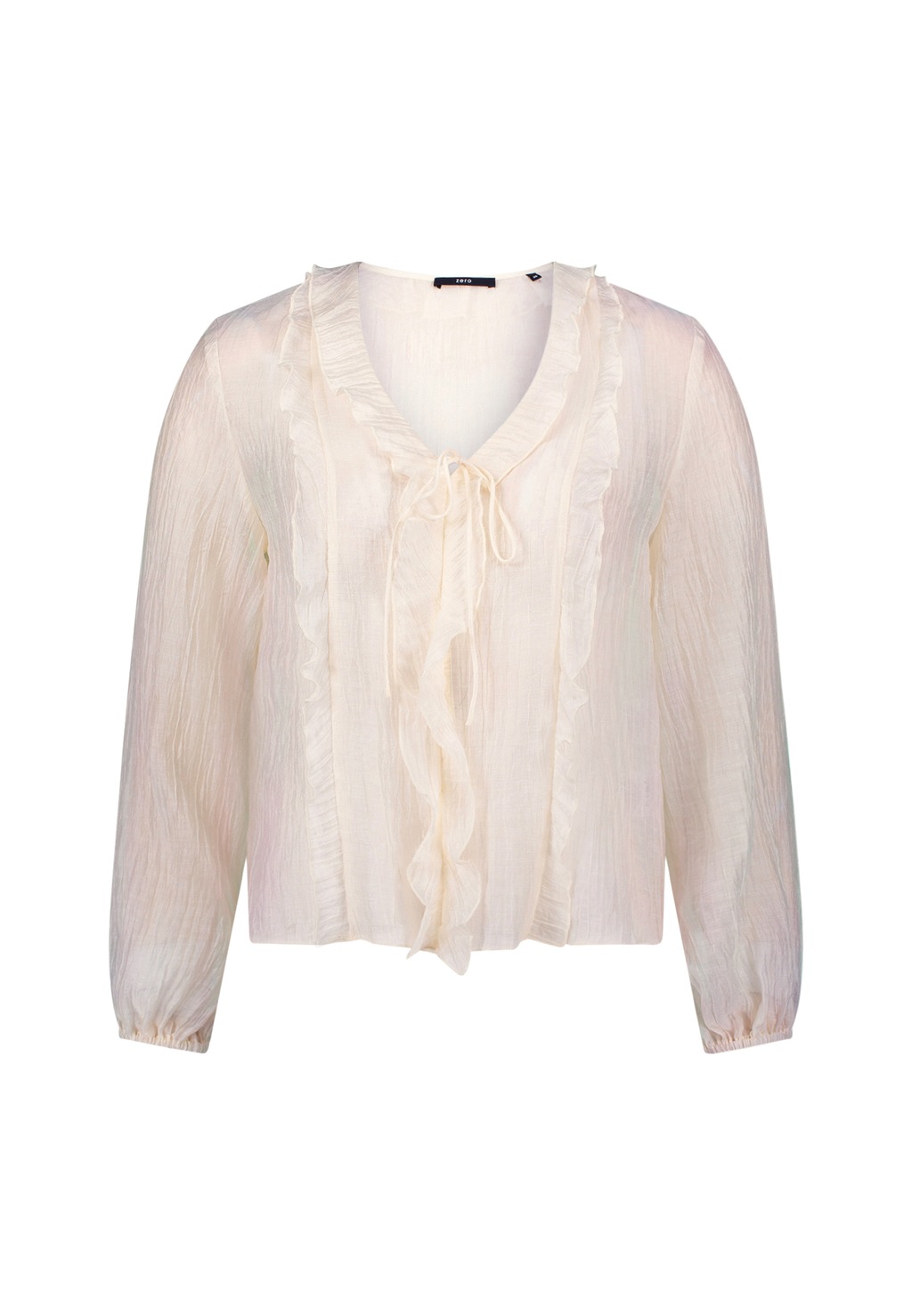 Zero Klassische Bluse "zero Damen Bluse mit Rüschen" günstig online kaufen