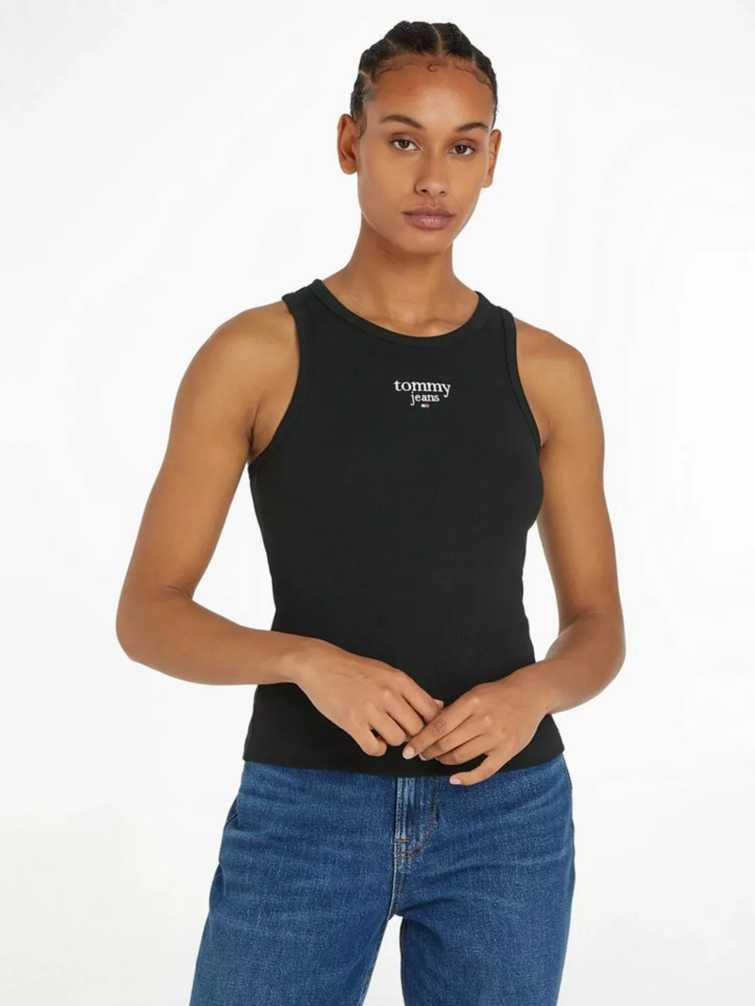 Tommy Jeans Tanktop TJW SLM ESSENTIAL LOGO 1TANK EXT mit Tommy Jeans Logo günstig online kaufen