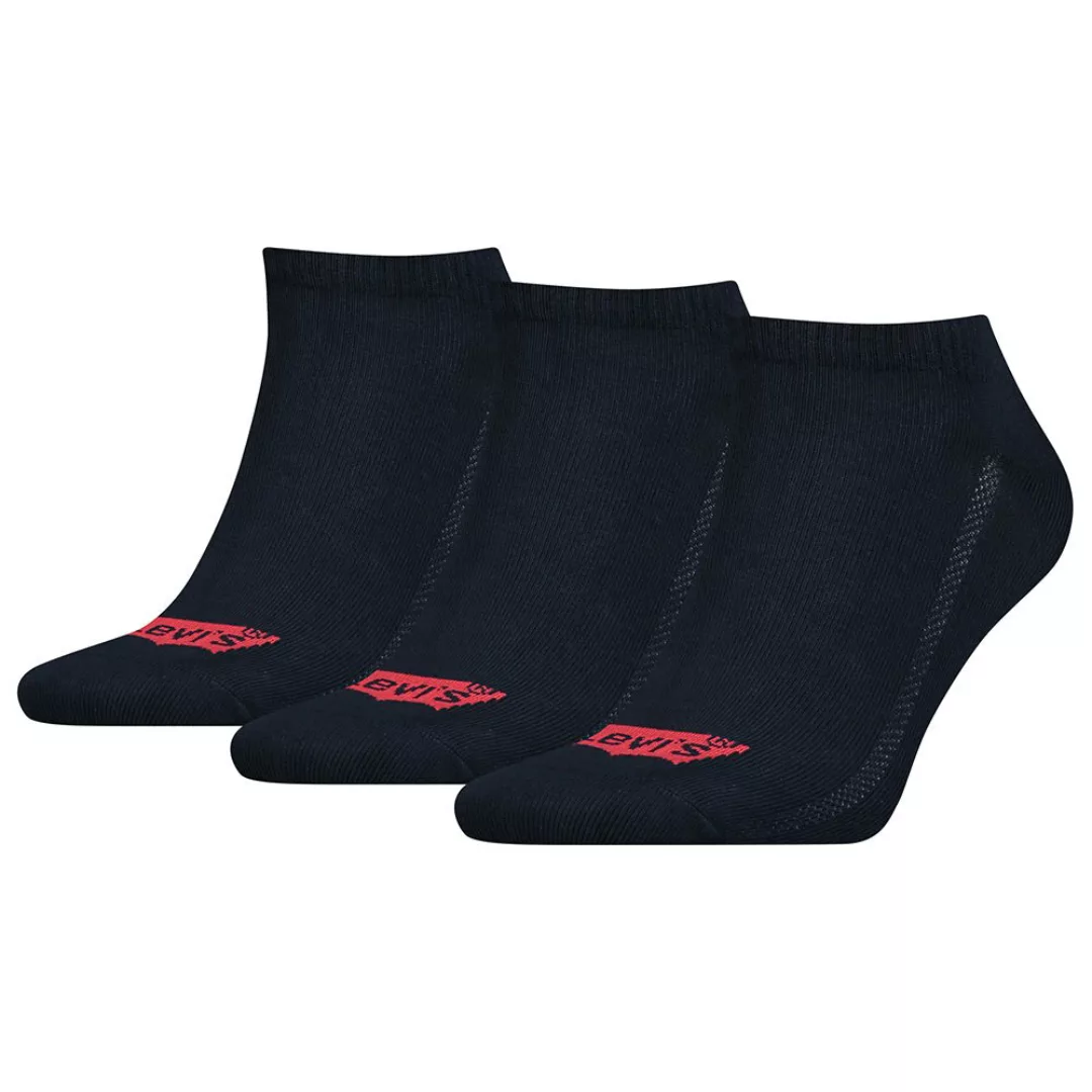 Levi´s ® Batwing Logo Low Socken 3 Paare EU 35-38 Navy günstig online kaufen