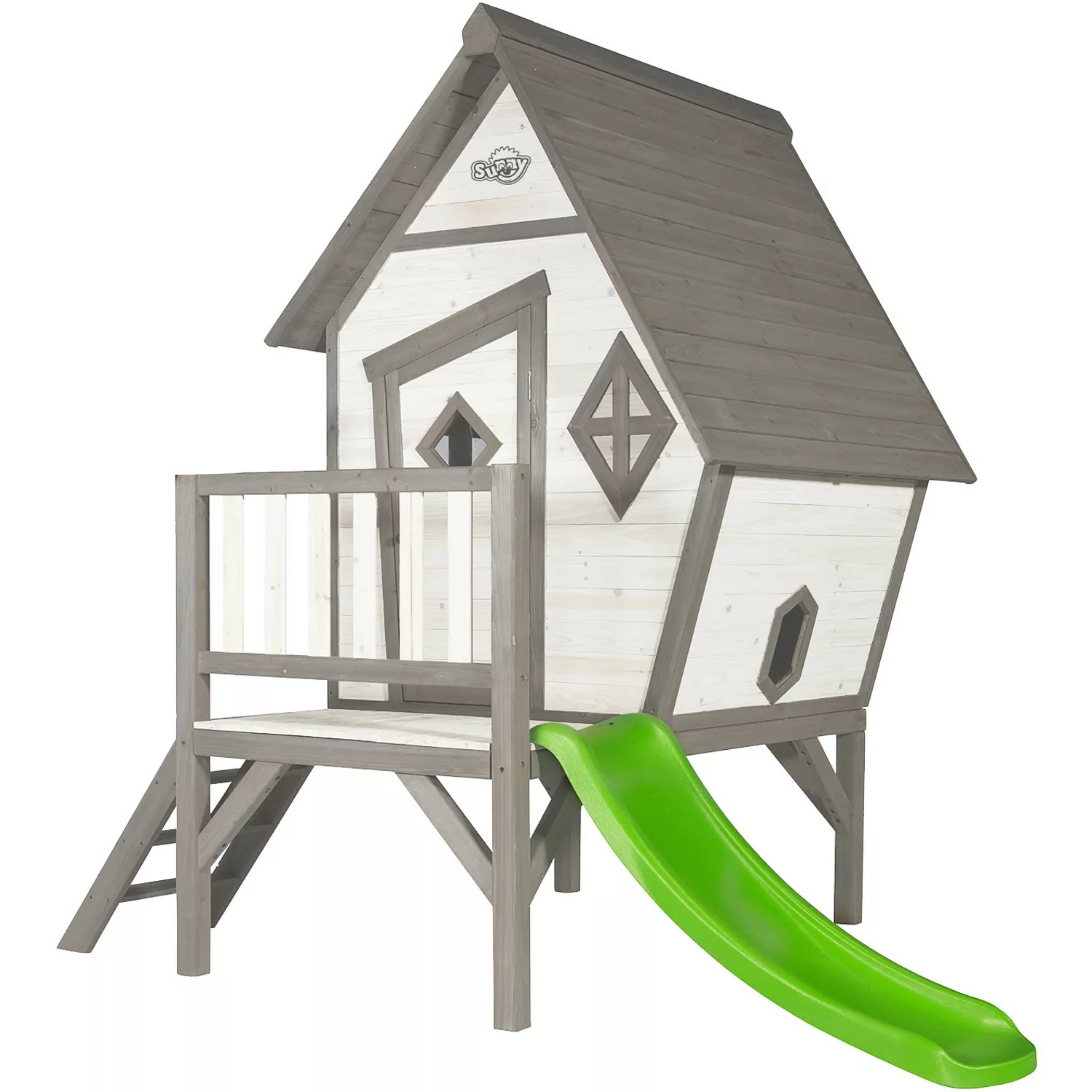 AXI Spielhaus Cabin XL weiß B/H/L: ca. 240x15x167 cm günstig online kaufen