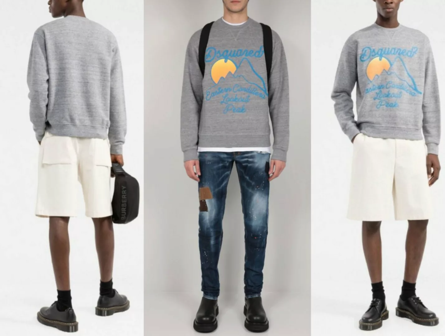 Dsquared2 Sweatshirt DSQUARED2 JEANS ASTERN CORDILLERA Cool Fit Sweatshirt günstig online kaufen