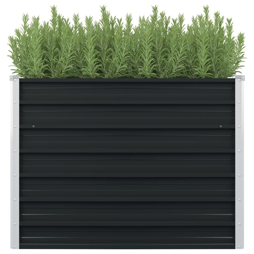vidaXL Hochbeet Hochbeet Anthrazit 100 x günstig online kaufen