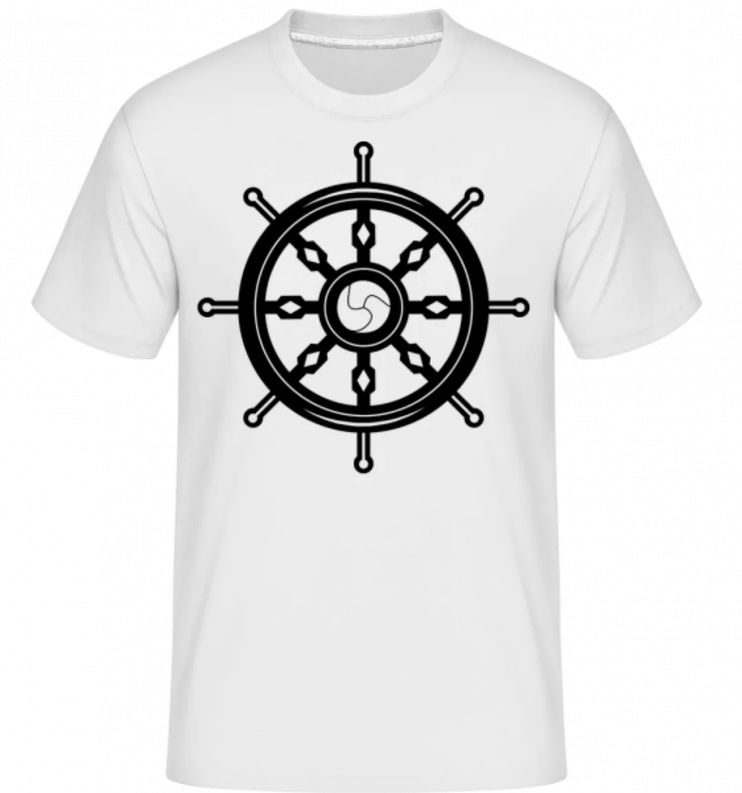 Wheel Black/White · Shirtinator Männer T-Shirt günstig online kaufen