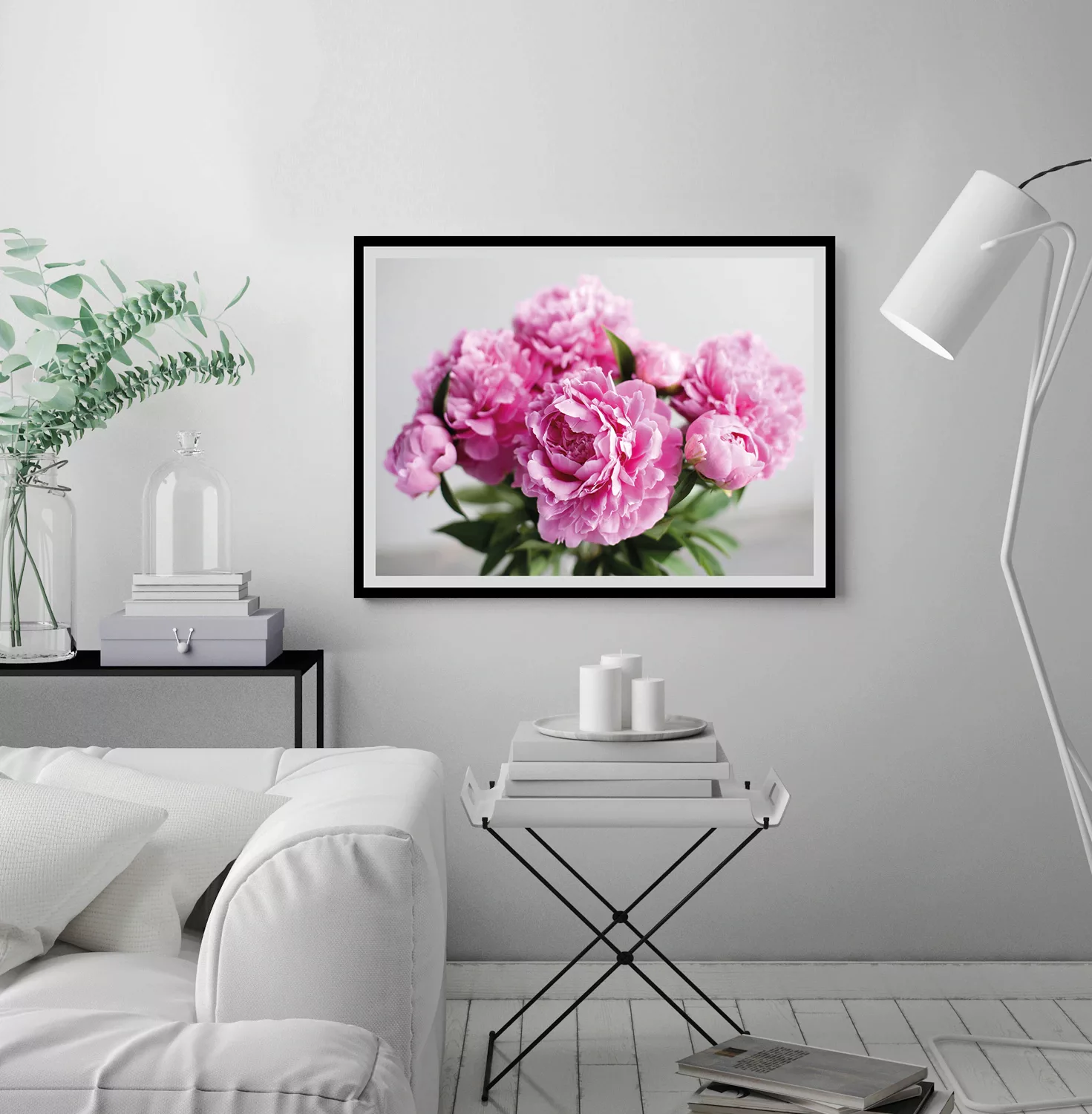 queence Bild "Linn", Blumen, gerahmt, Rosen günstig online kaufen