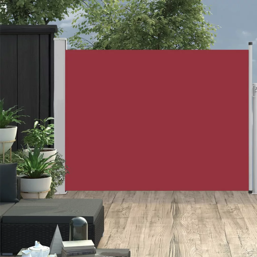 Ausziehbare Seitenmarkise 170×500 Cm Rot günstig online kaufen