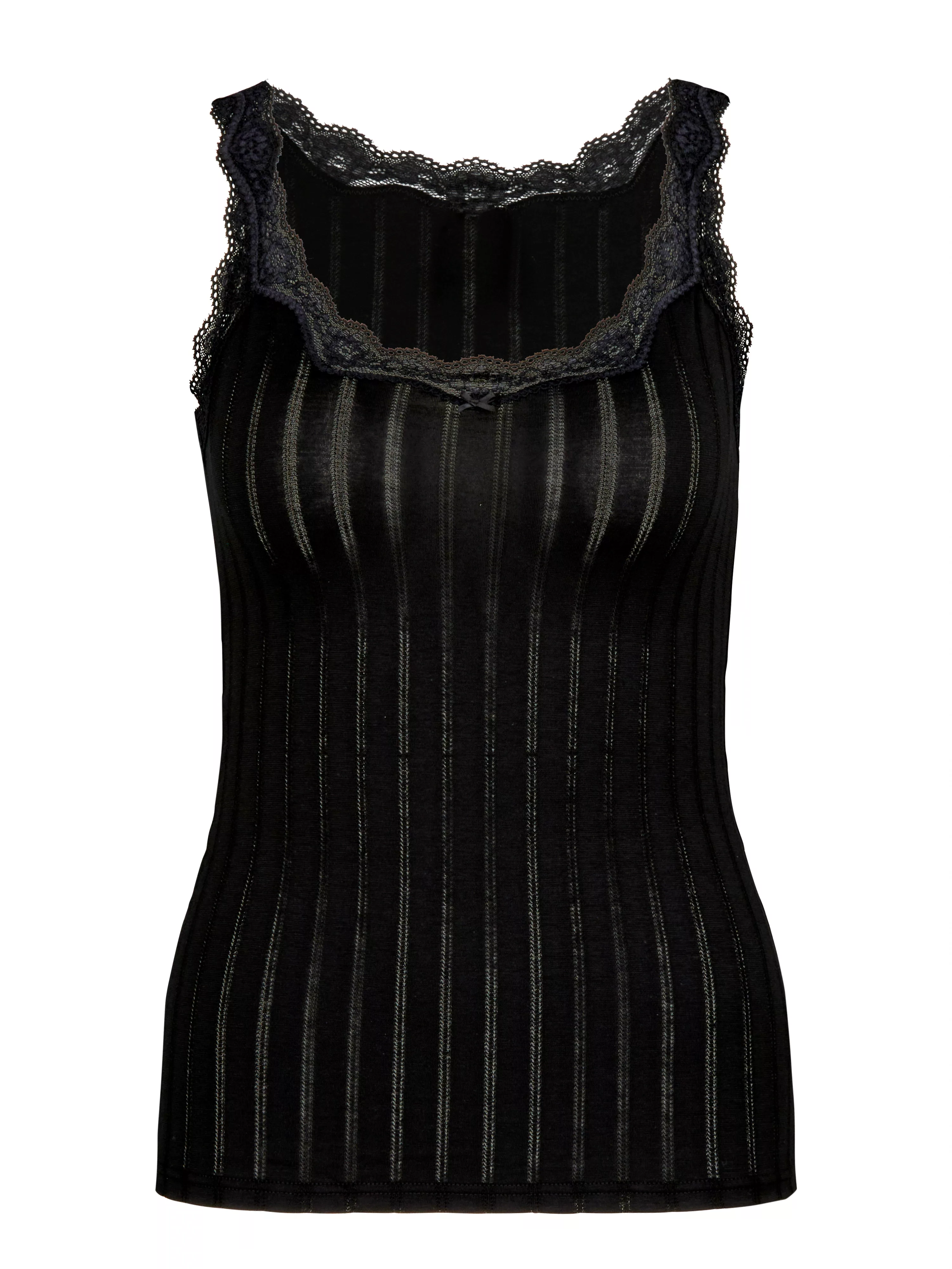 CALIDA Tanktop "Etude Toujours", zarte Spitze, Nadelstreifen-Design, Cotton günstig online kaufen