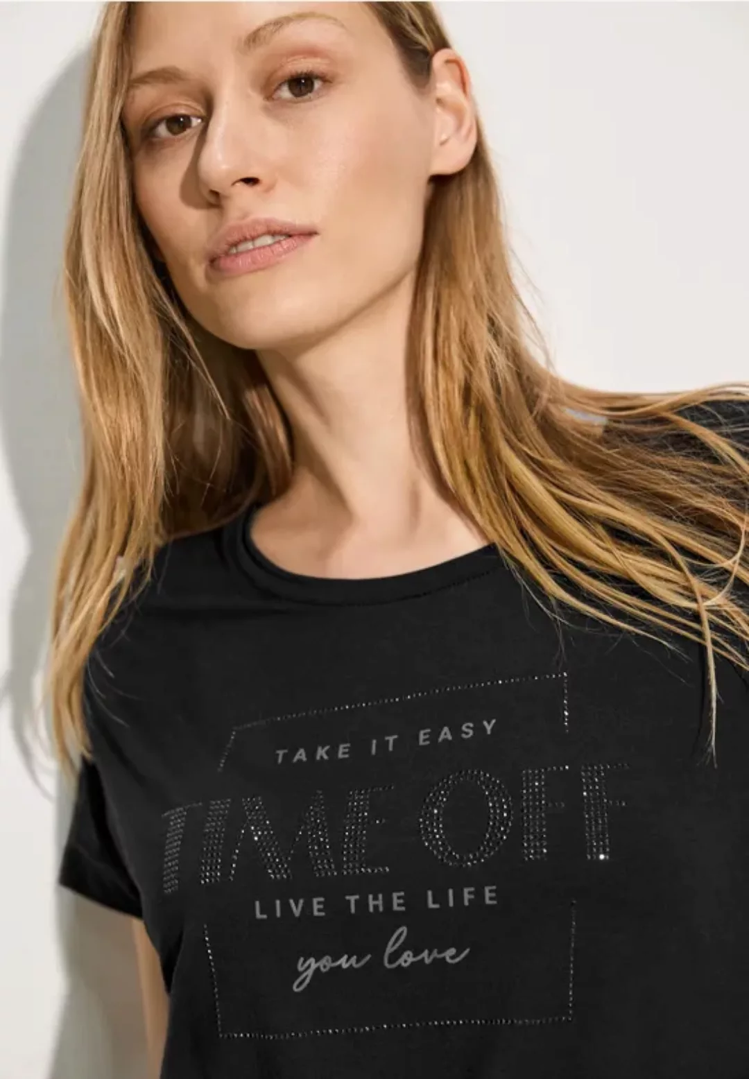 T-Shirt mit Steinchen günstig online kaufen