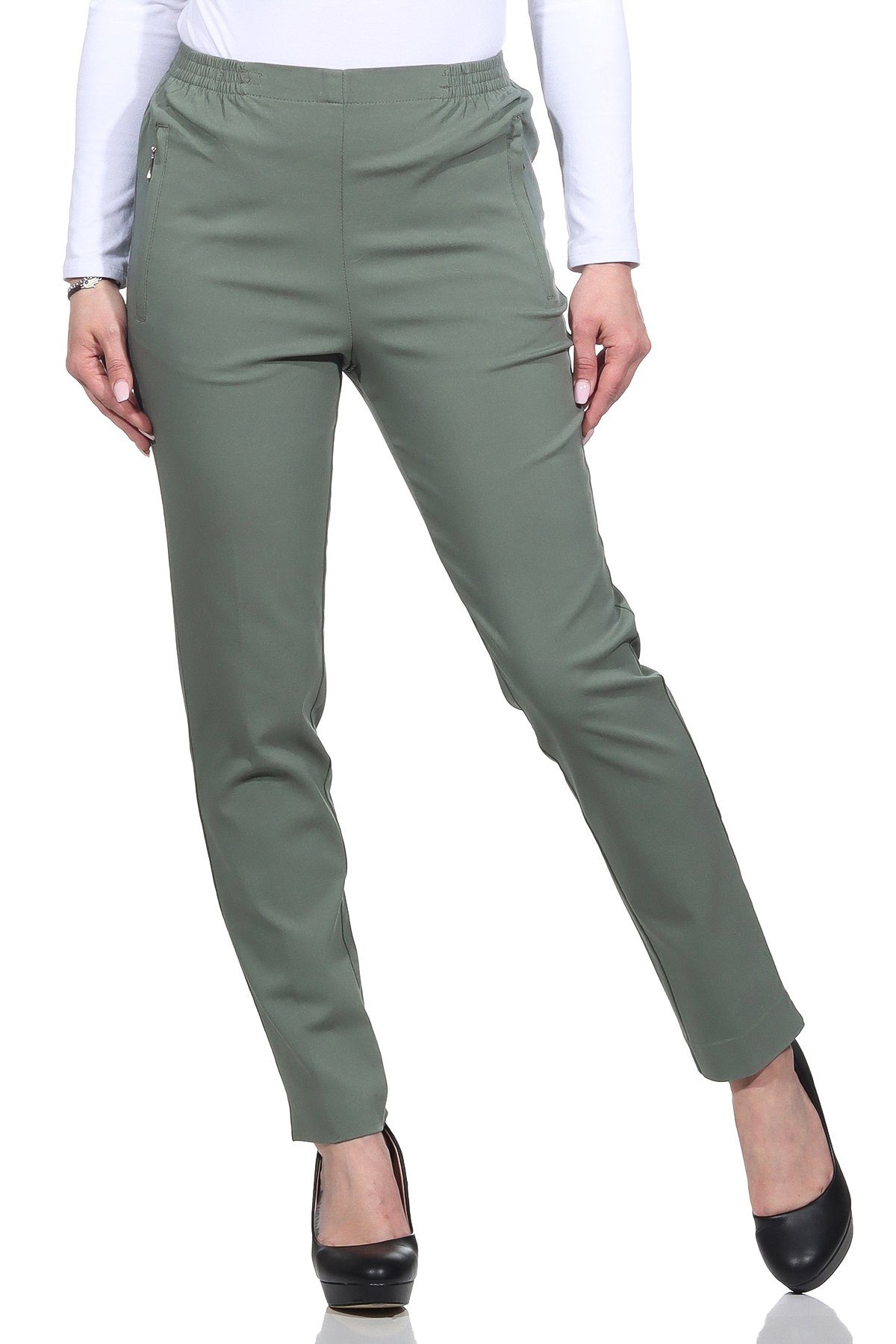 Alica Collection Schlupfhose Classic Freizeithose Damen günstig online kaufen