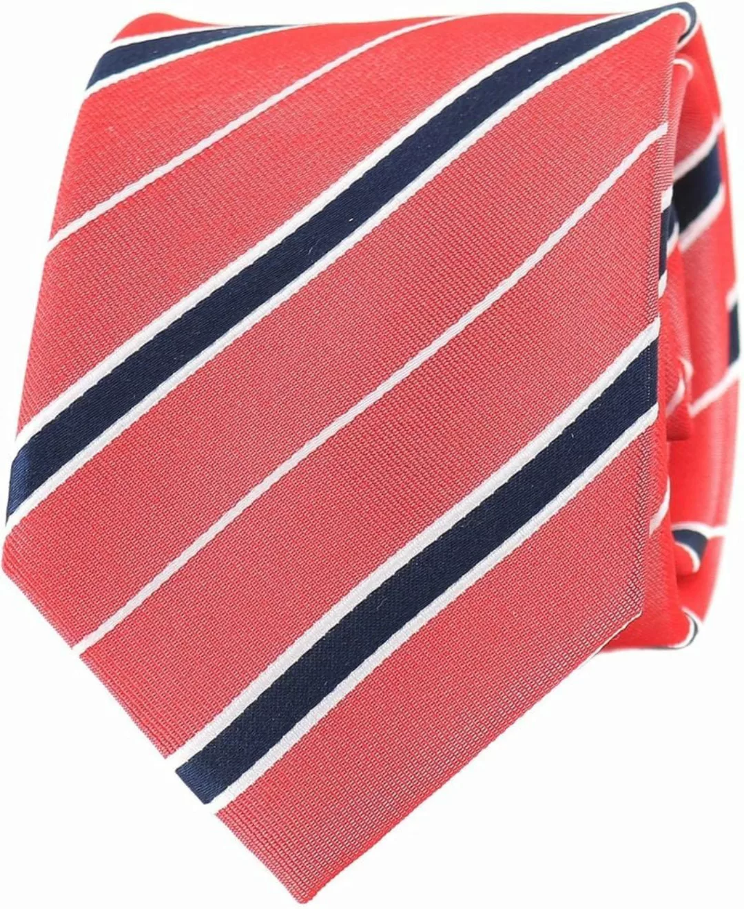 Krawatte Seide Rot Streifen - günstig online kaufen