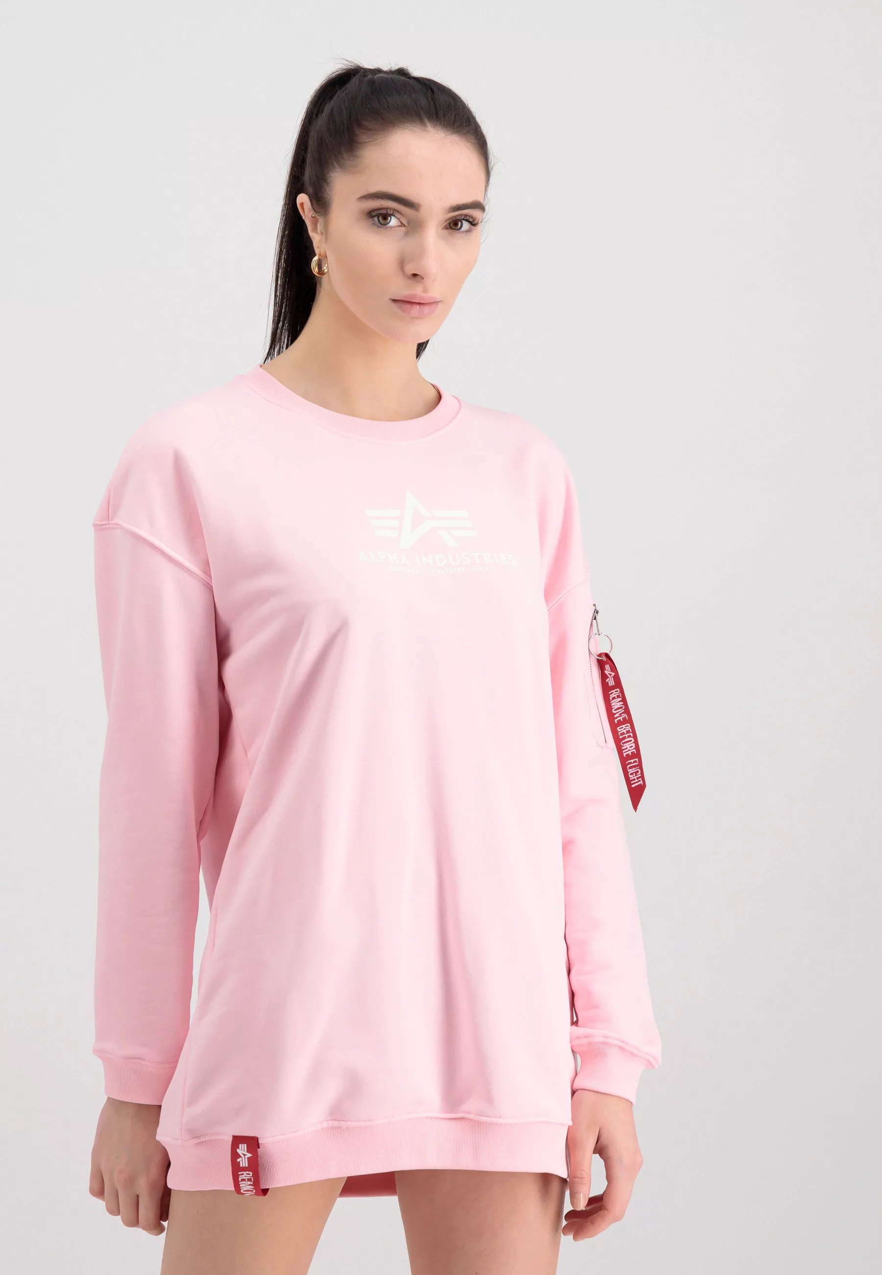 Alpha Industries Sweater "ALPHA INDUSTRIES Women - Sweatshirts Basic Long S günstig online kaufen