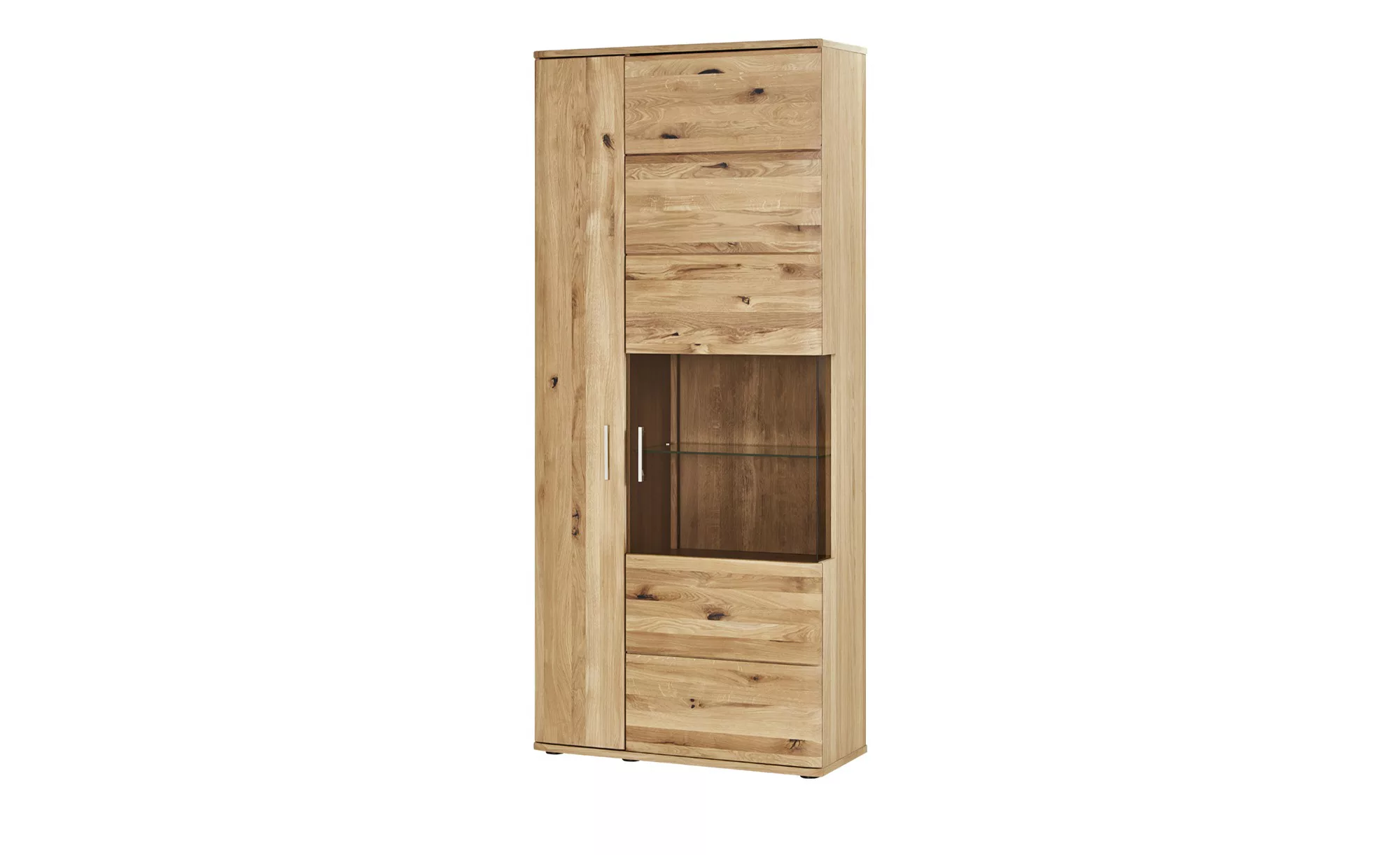 Woodford Kombivitrine  Astoria ¦ holzfarben ¦ Maße (cm): B: 90 H: 208 T: 37 günstig online kaufen