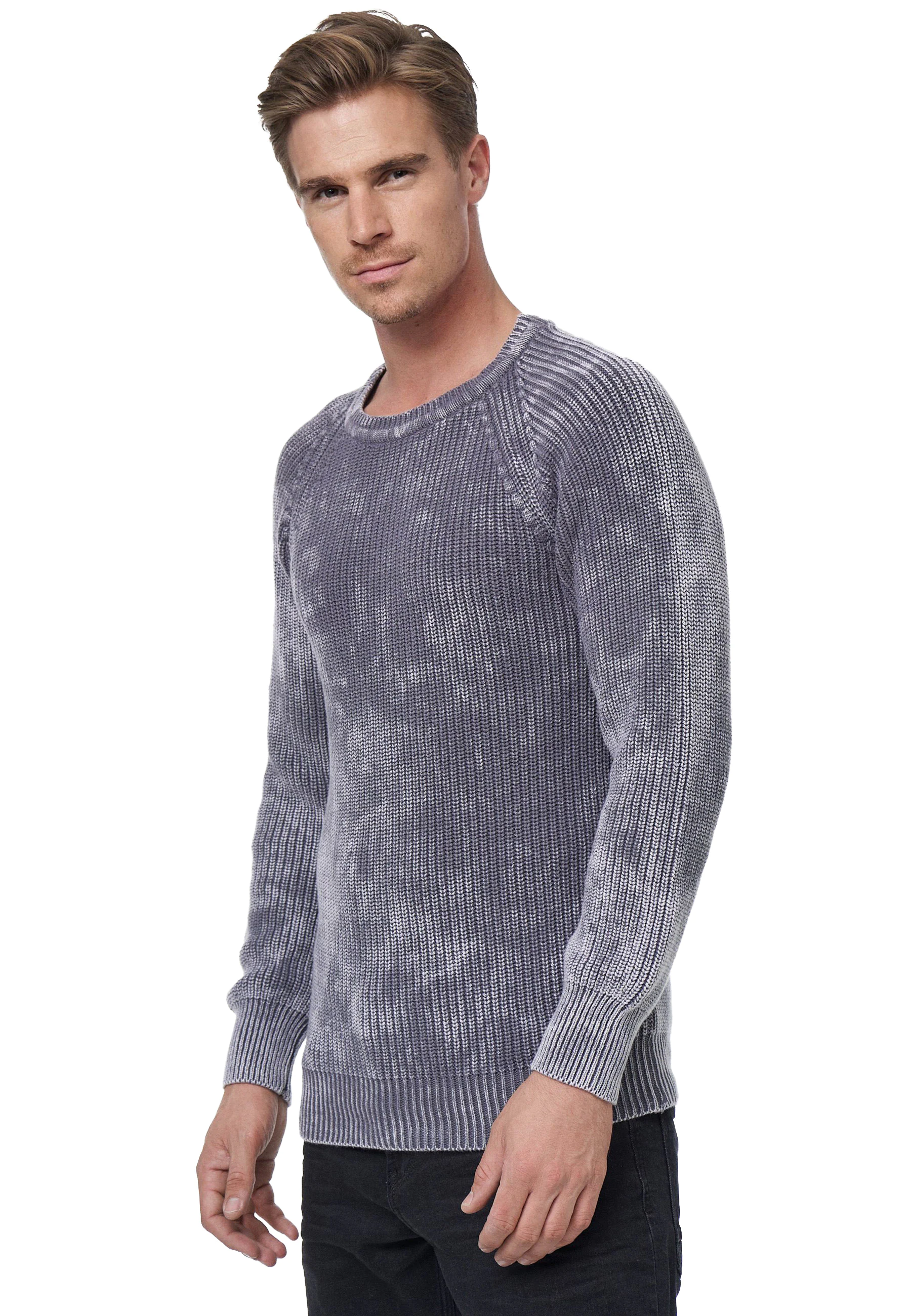 Rusty Neal Strickpullover, im dezenten Batik-Design günstig online kaufen