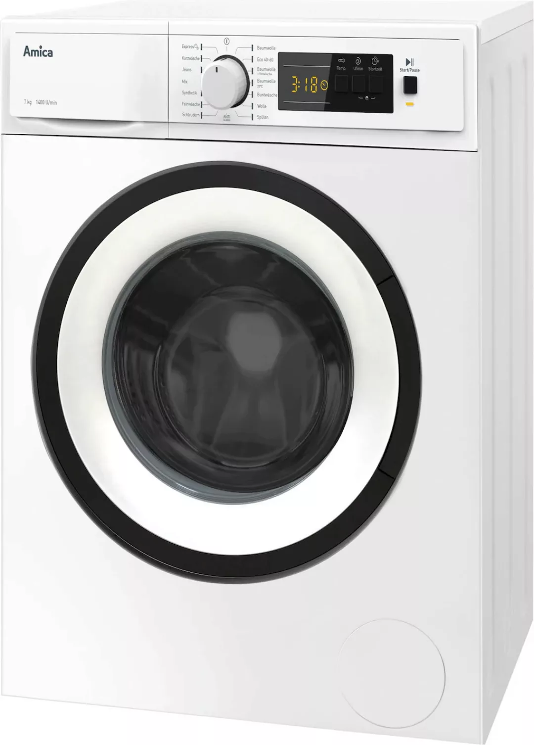 Amica Waschmaschine »WA 474 072«, WA 474 072, 7 kg, 1400 U/min günstig online kaufen