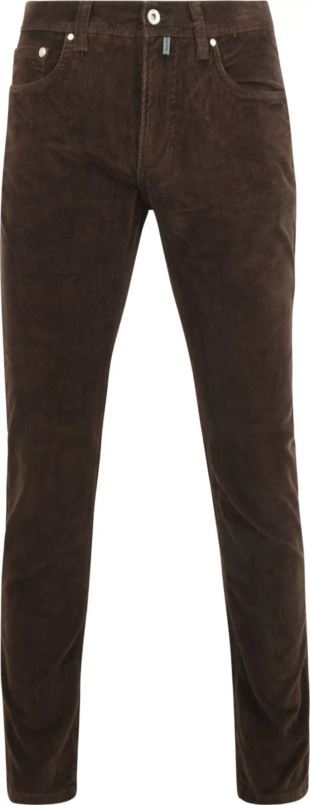 Pierre Cardin Trousers Lyon Future Flex Corduroy Braun - Größe W 32 - L 32 günstig online kaufen