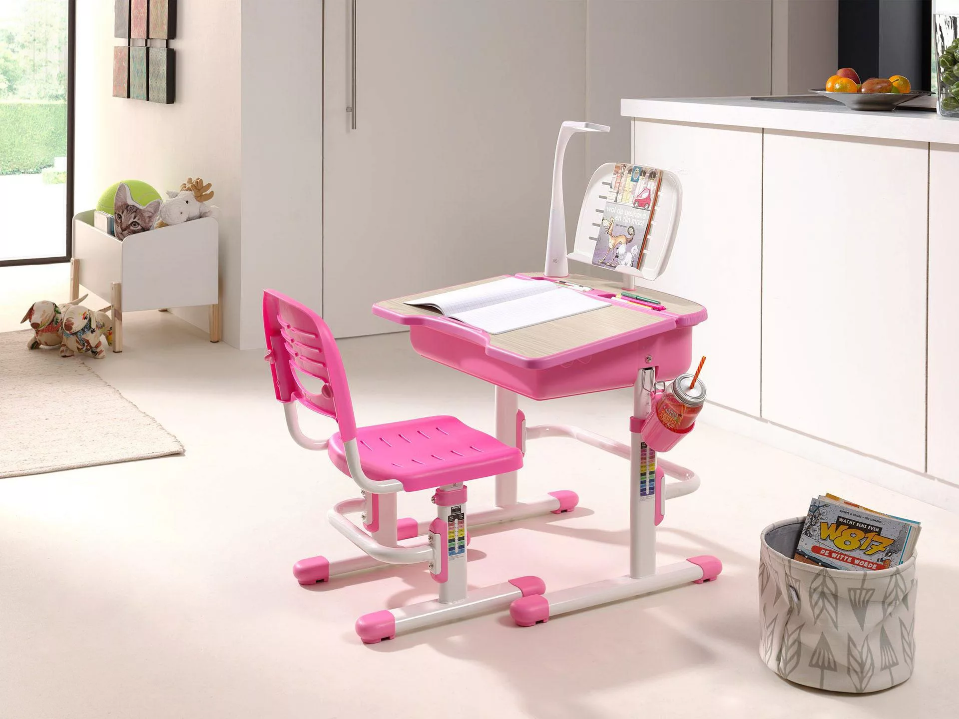Vipack Kinderschreibtisch »Comfortline«, (Set, mit Stuhl und Beleuchtung), günstig online kaufen