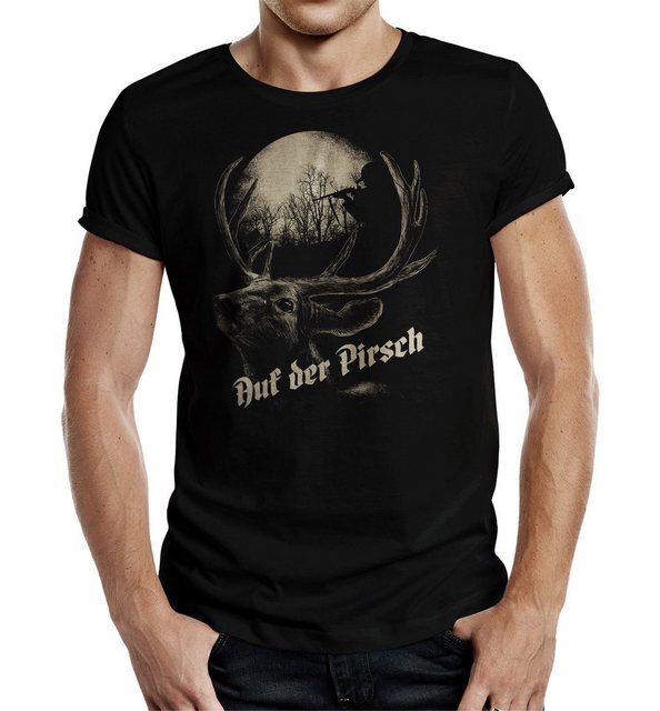 RAHMENLOS® T-Shirt als Geschenk für Jäger - auf der Pirsch günstig online kaufen