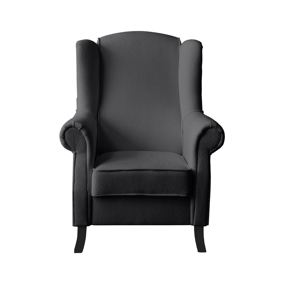 Beautysofa Ohrensessel LEONARDO Sessel Wohnzimmersessel, Fernsehsessel günstig online kaufen