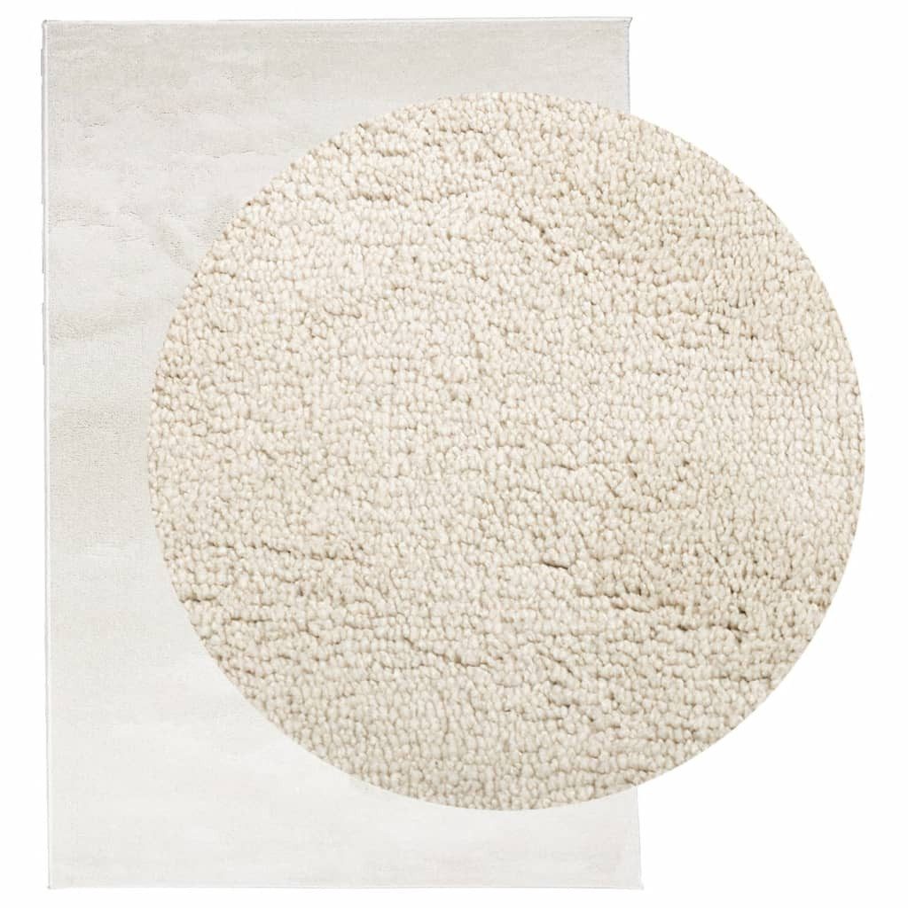 vidaXL Teppich Teppich OVIEDO Kurzflor Beige günstig online kaufen