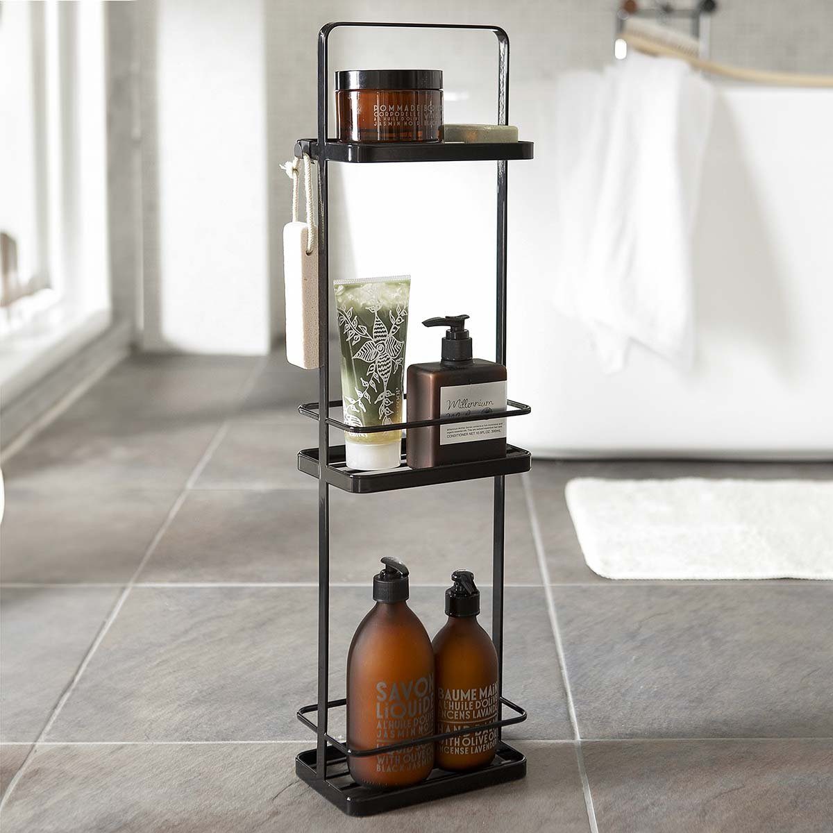 Yamazaki Badregal "Tower" stehend ohne Bohren günstig online kaufen