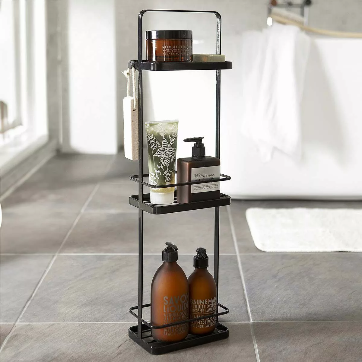 Yamazaki Badregal "Tower" stehend ohne Bohren günstig online kaufen