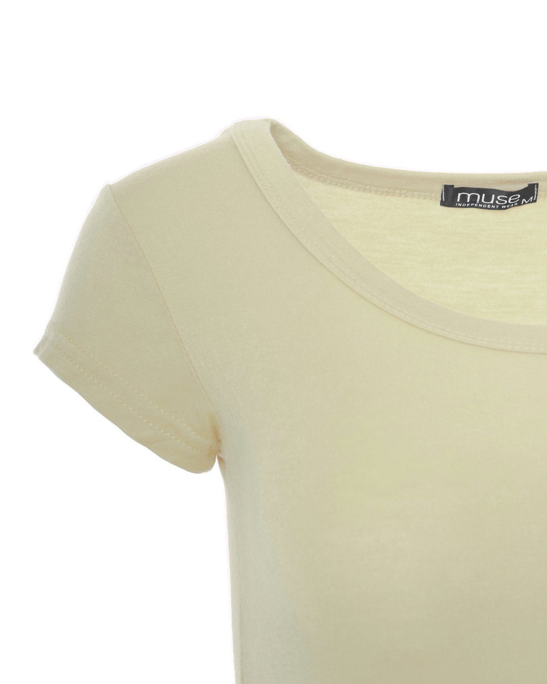 Muse T-Shirt Basic Kurzarm T-Shirt Skinny günstig online kaufen