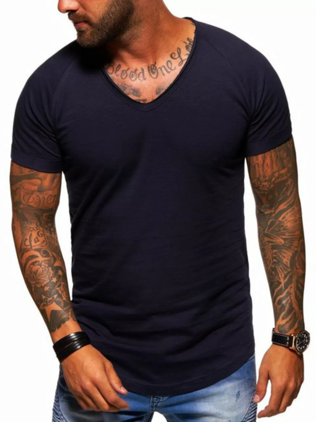 Style-Division T-Shirt SDSALEM Basic im Oversize-Look günstig online kaufen