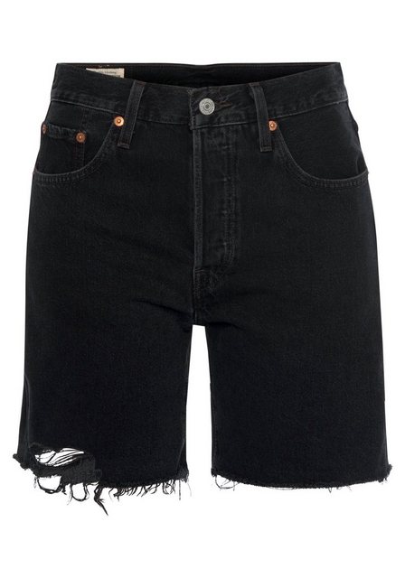 Levi's® Bermudas 501 MID THIGH SHORT mit Fransen am Saum günstig online kaufen