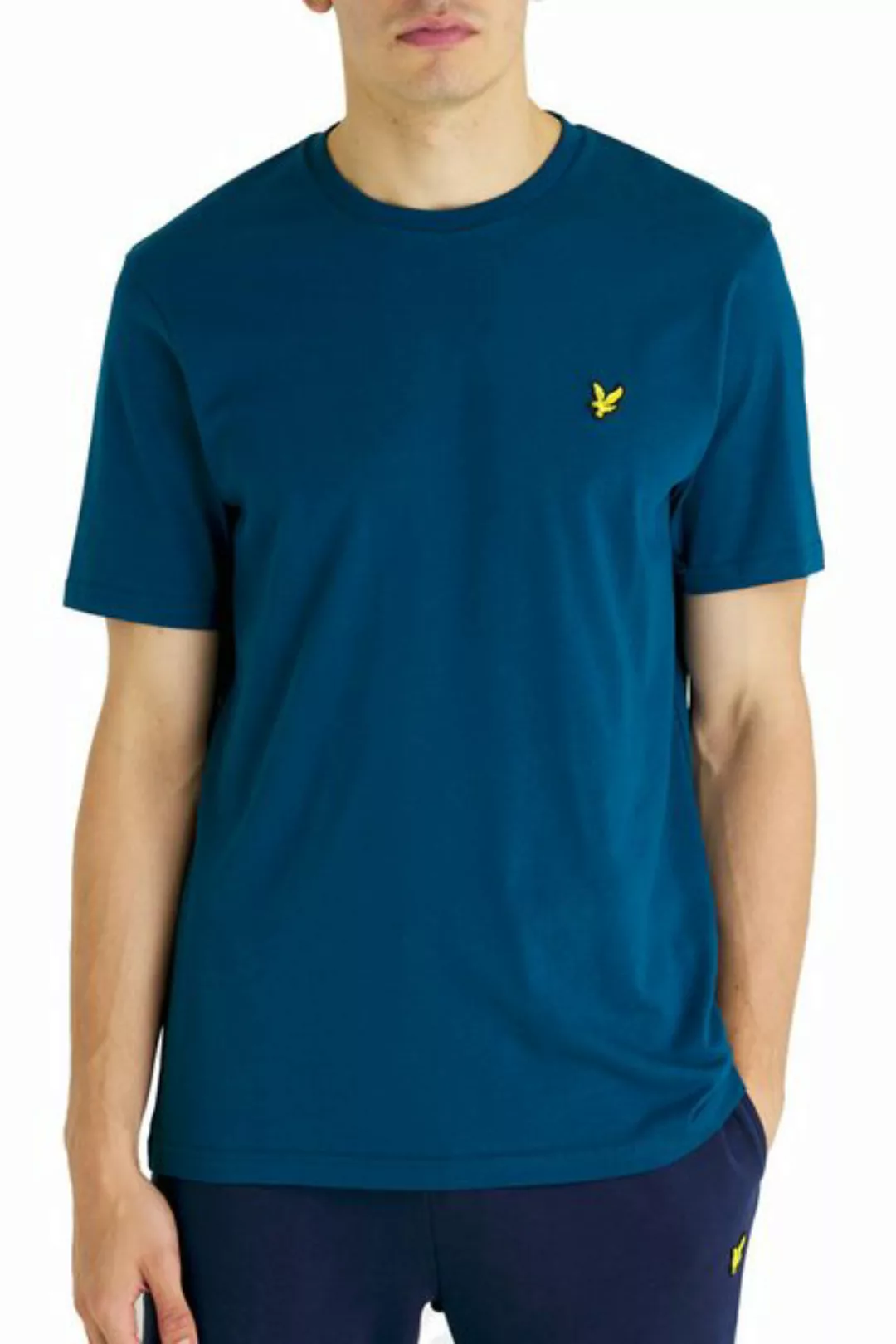 Lyle & Scott T-Shirt Aus 100% Baumwolle Gerader Schnitt günstig online kaufen