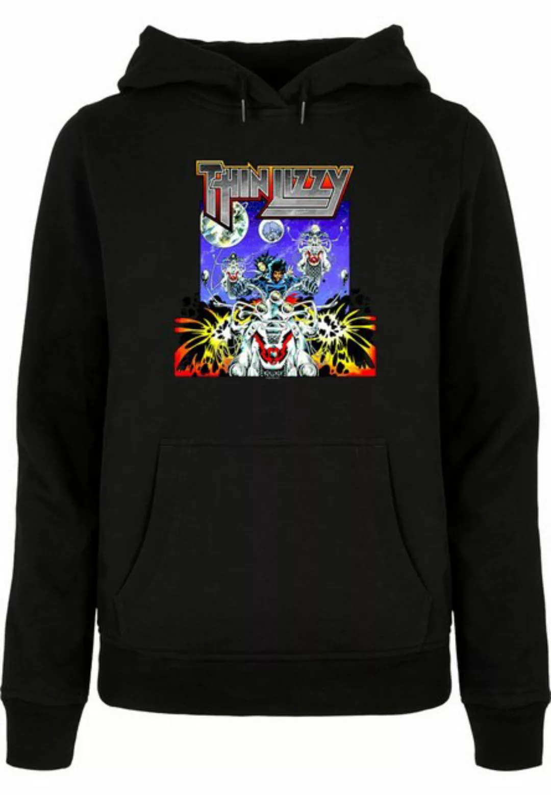 Merchcode Kapuzenpullover Merchcode Ladies Thin Lizzy - TL Rocker Basic Hoo günstig online kaufen