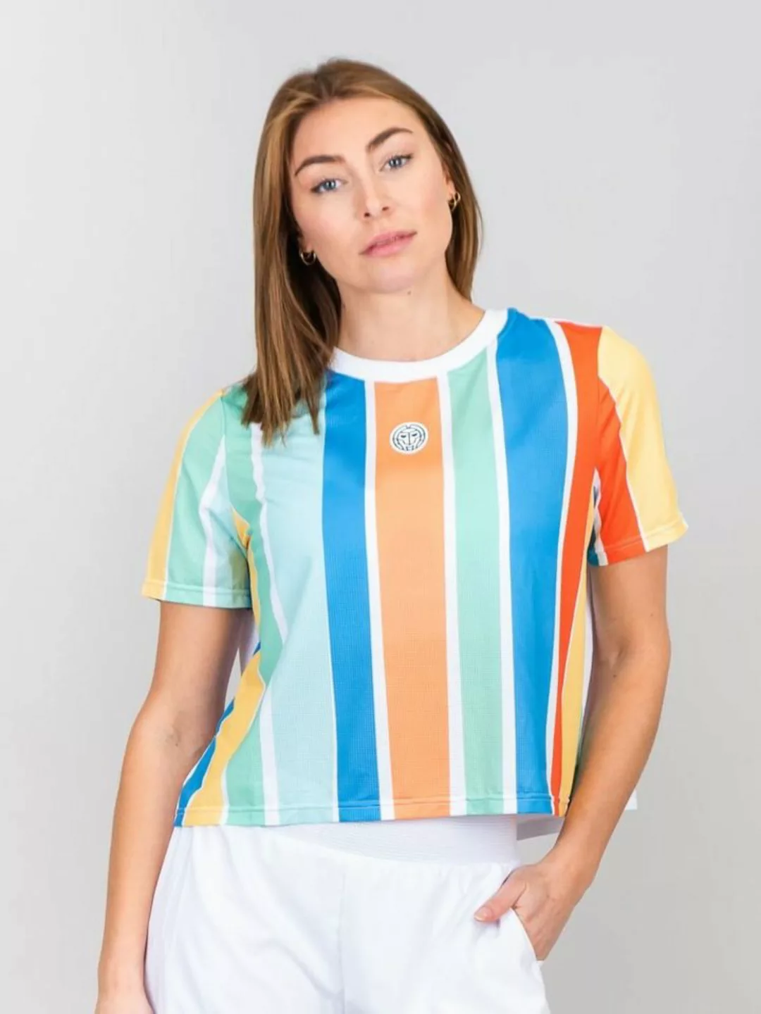 BIDI BADU Tennisshirt Paris Tennisshirt für Damen Bunt günstig online kaufen