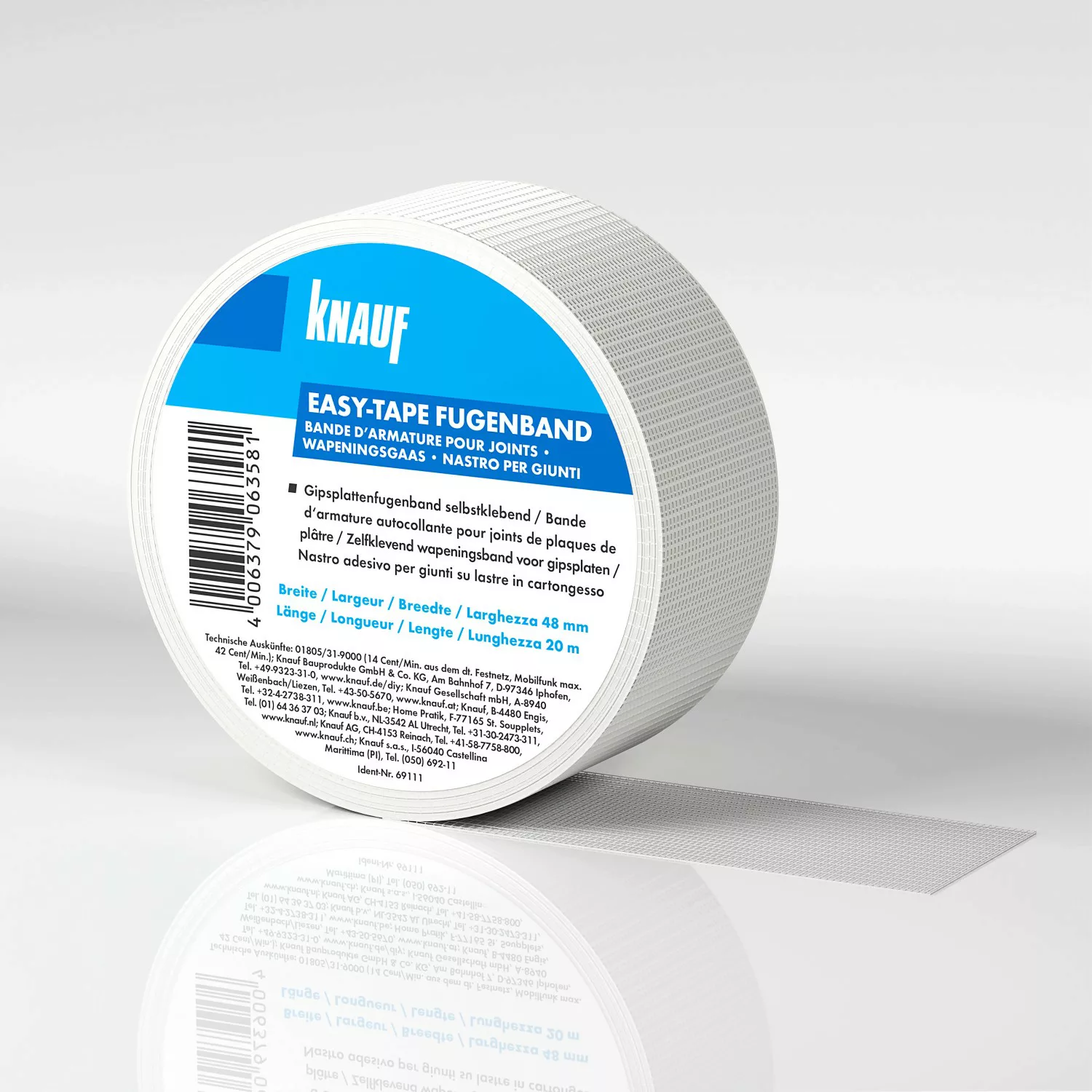 Knauf Easy-Tape Fugenband 48/20 selbstklebend 20 m günstig online kaufen